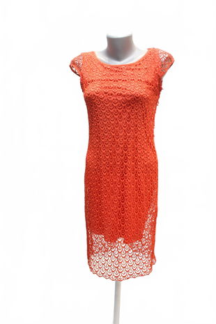 Dámske šaty F&F, farba červená, veľkosť S