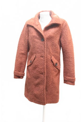 Dámsky kabát Jean Pascale, farba hnedá, veľkosť 38