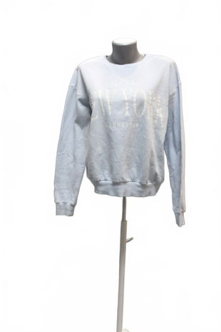 Dievčenská mikina Kappahl s potlačou, farba modrá, veľkosť 170