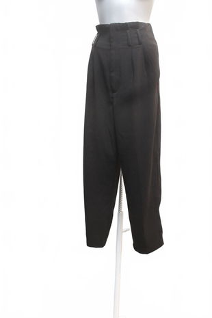 Dámske nohavice Stradivarius, farba čierna, veľkosť 40