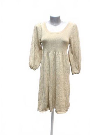 Dámske šaty H&M, farba béžová, veľkosť M