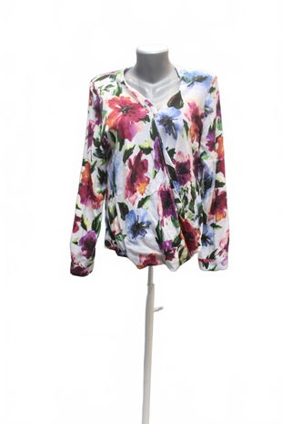 Dámske tričko Tatuum bez potlače, farba kvetovaná, veľkosť 40