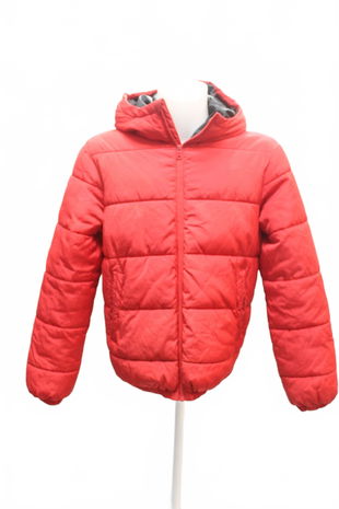 Pánská zimní bunda H&M, barva červená, velikost S