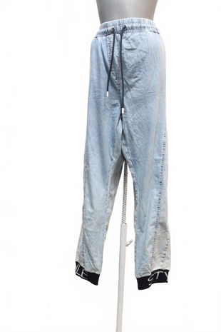 Pánské kalhoty Genesis, barva denim, velikost 2XL