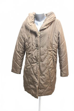 Dámska zimná bunda Carlo Cecci, farba hnedá, veľkosť 40