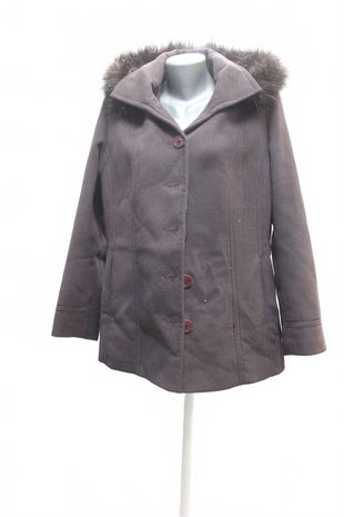 Dámský zimní kabát Genesis, barva fialová, velikost XL