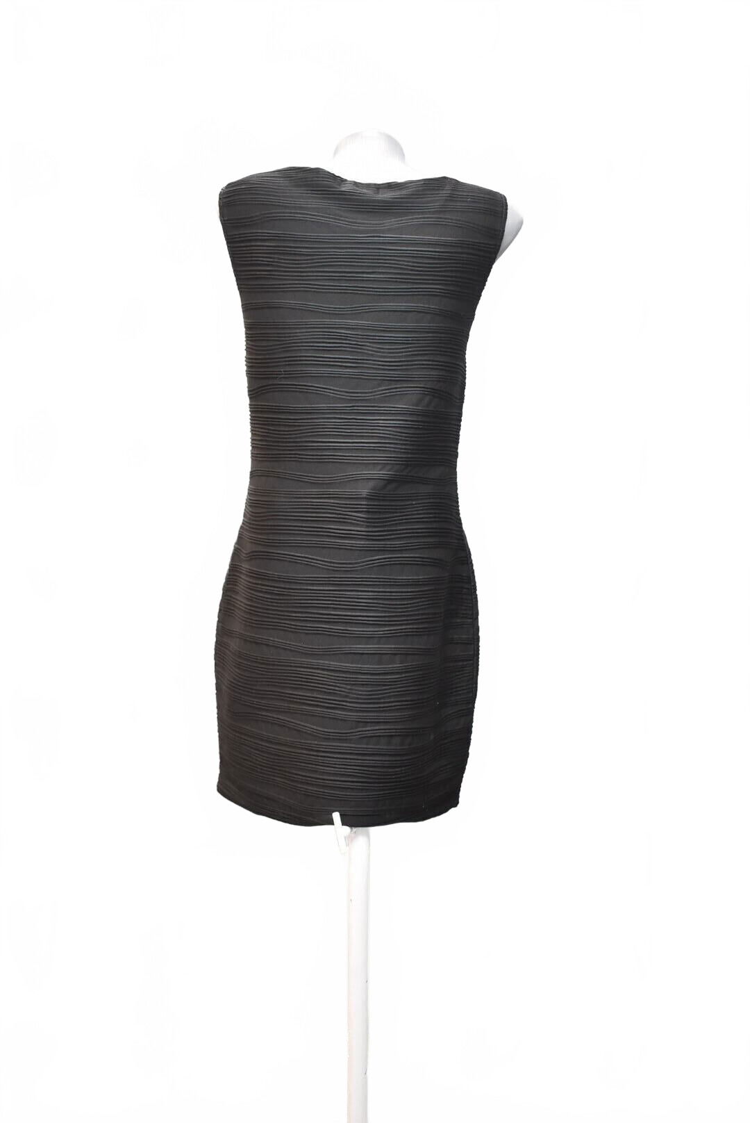 Dámske šaty Amisu, farba čierna, veľkosť 42