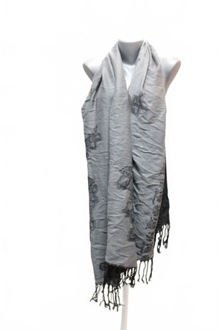 Dámská šála Genesis, barva květovaná