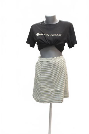 Dámská sukně Mshll Girl, barva pruhovaná, velikost XL