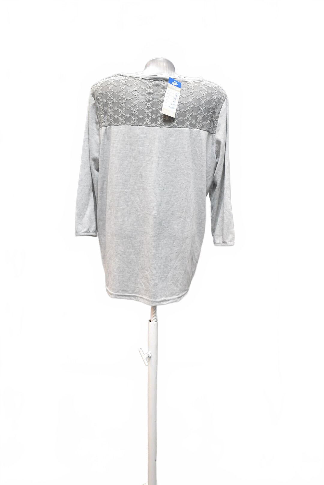 Dámské tričko Genesis bez potisku, barva šedá, velikost 2XL