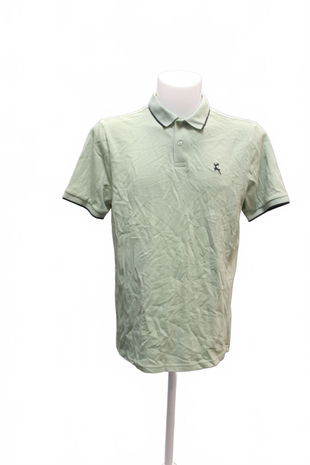 Pánské tričko F&F bez potisku, barva zelená, velikost M