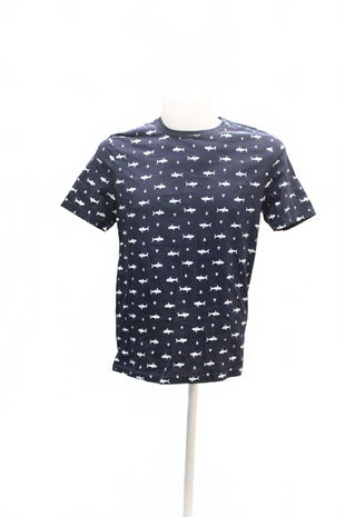 Pánské tričko Livergy bez potisku, barva vzorovaná, velikost S