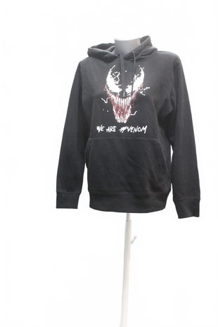 Dámska mikina Malfini s potlačou, farba čierna, veľkosť L