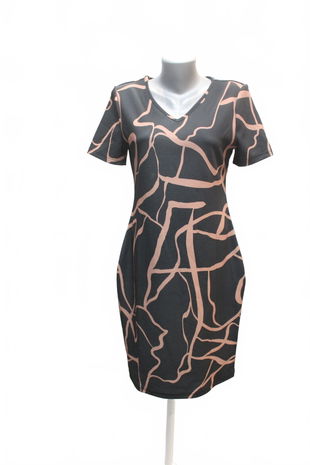 Dámske šaty Emery Rose, farba vzorovaná, veľkosť L