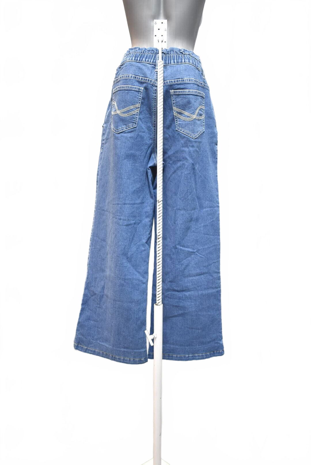 Dámske nohavice John Baner, farba denim, veľkosť 40