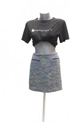 Dámska sukňa Promod, farba vzorovaná, veľkosť 38