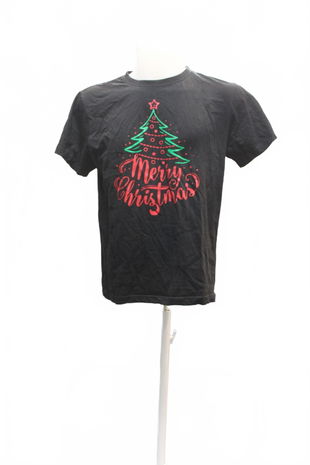 Pánské tričko Genesis s potiskem, barva černá, velikost M