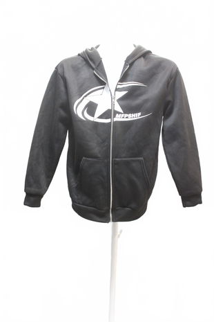 Chlapčenská mikina Shein s potlačou, farba čierna, veľkosť 14-15 r