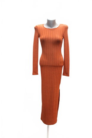 Dámske šaty Shein, farba hnedá, veľkosť 34