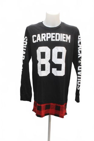 Pánské tričko Fsbn s potiskem, barva černá, velikost XL