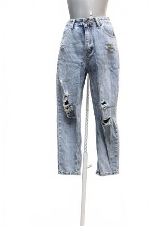 Dámske nohavice Shein, farba denim, veľkosť 38