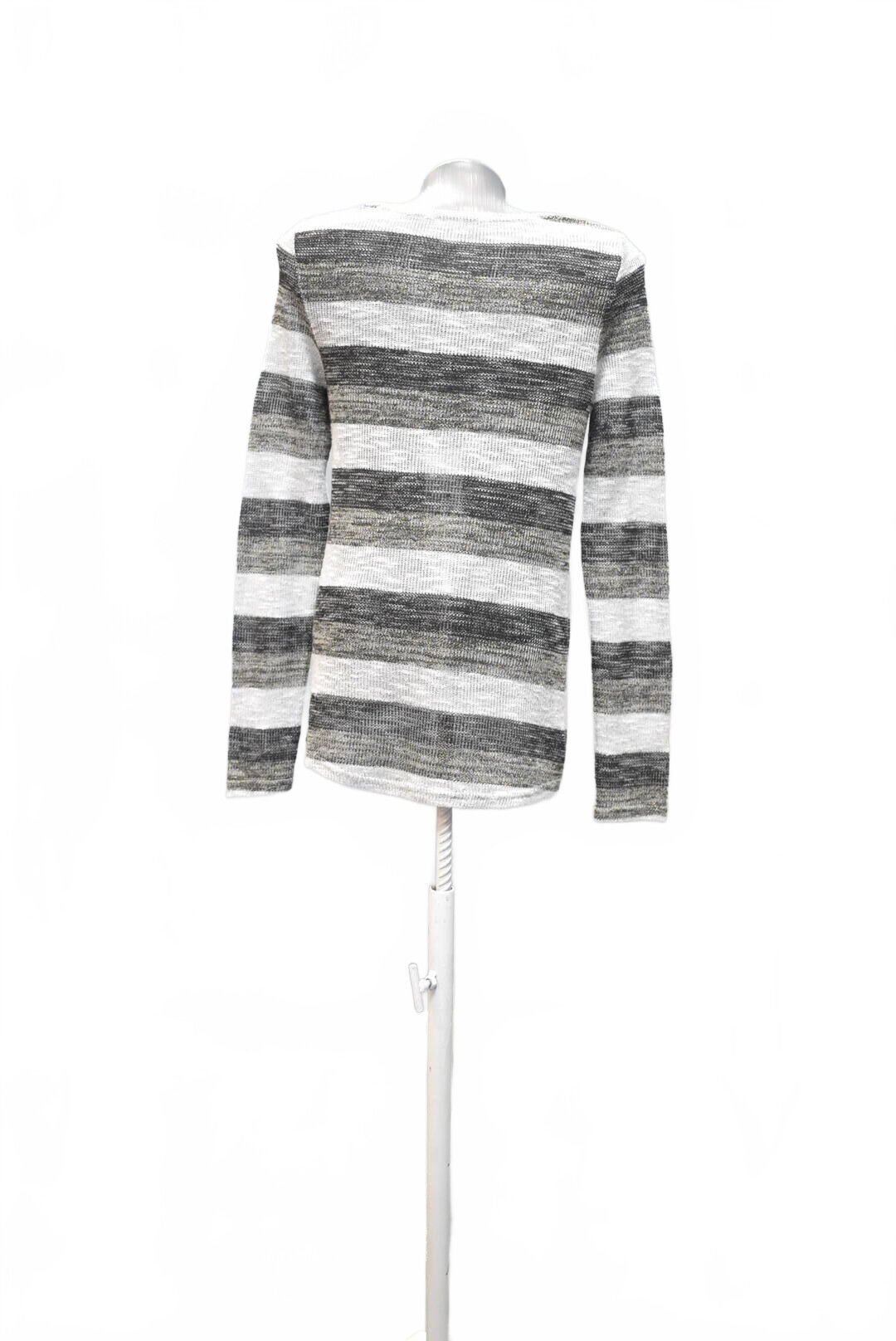 Dámske tričko Stradivarius bez potlače, farba pruhovaná, veľkosť S