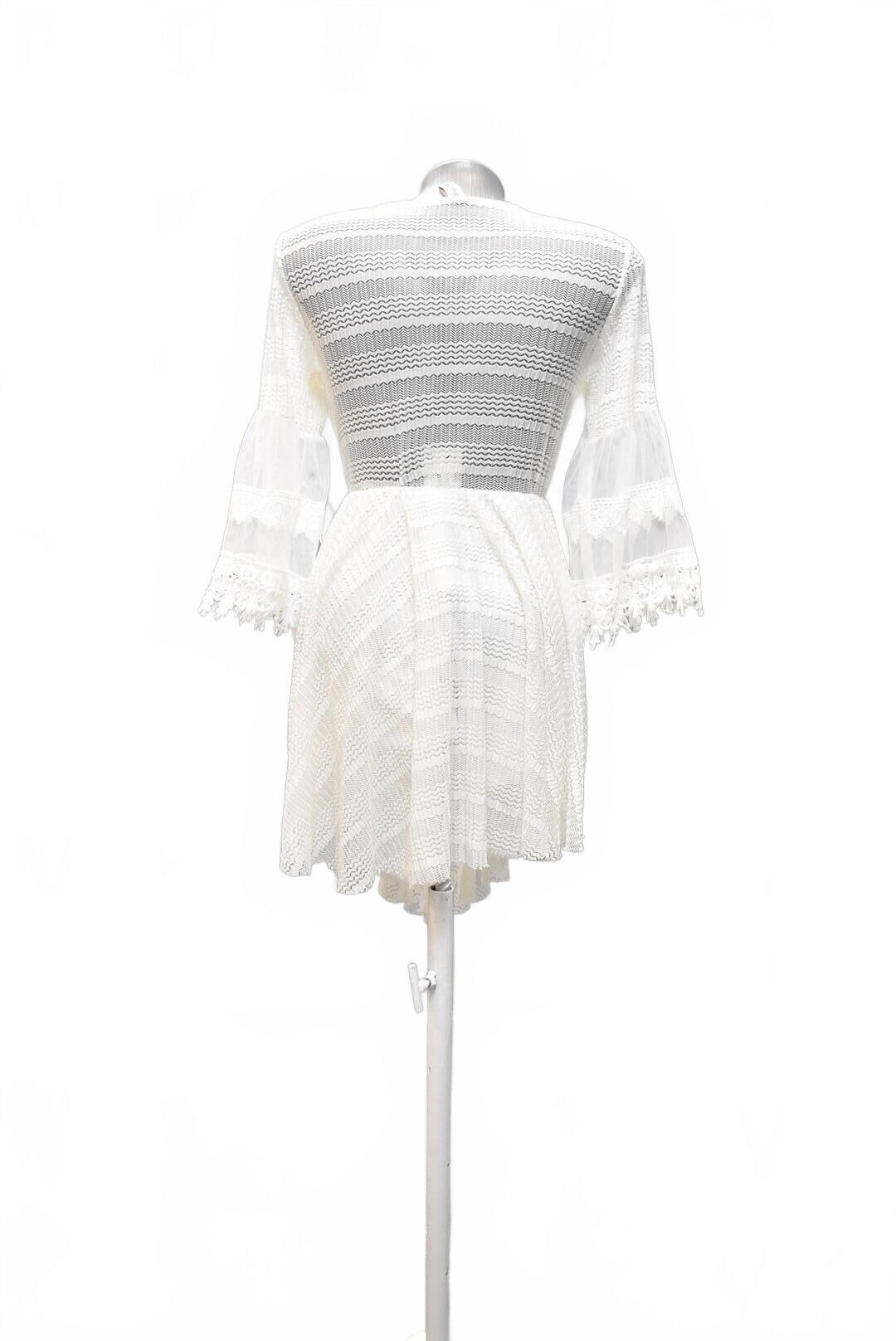 Dámske šaty New Collection, farba biela, veľkosť S