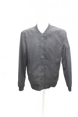 Pánská bunda Bershka, barva černá, velikost L