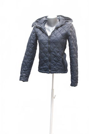 Dámska bunda Retro, farba modrá, veľkosť XS