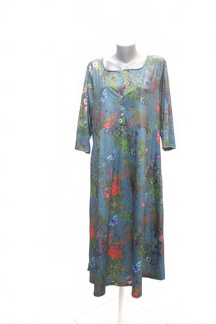 Dámské šaty Genesis, barva květovaná, velikost 3XL