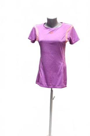 Dámske tričko Lotto bez potlače, farba fialová, veľkosť M