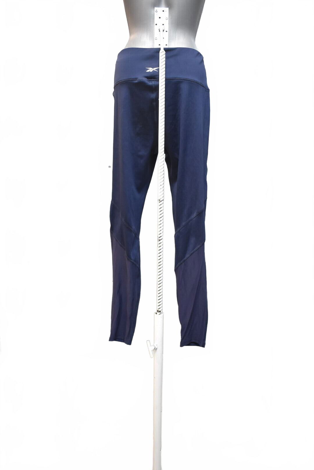 Dámske nohavice Reebok, farba modrá, veľkosť L