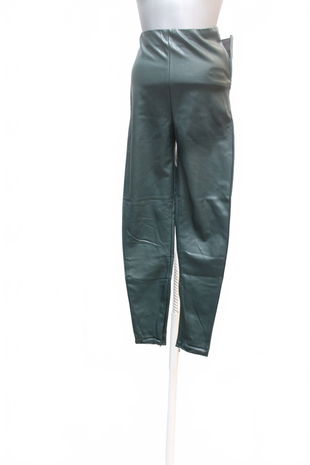 Dámske nohavice Pull&Bear, farba zelená, veľkosť M