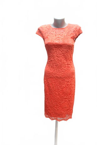 Dámske šaty F&F, farba červená, veľkosť 34