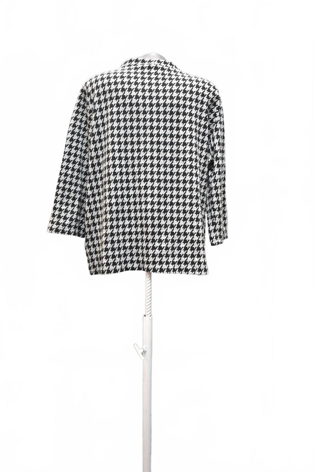 Dámská mikina Jean Pascale bez potisku, barva vzorovaná, velikost XL