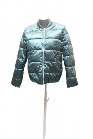 Dámska bunda Amisu, farba tyrkysová, veľkosť 36