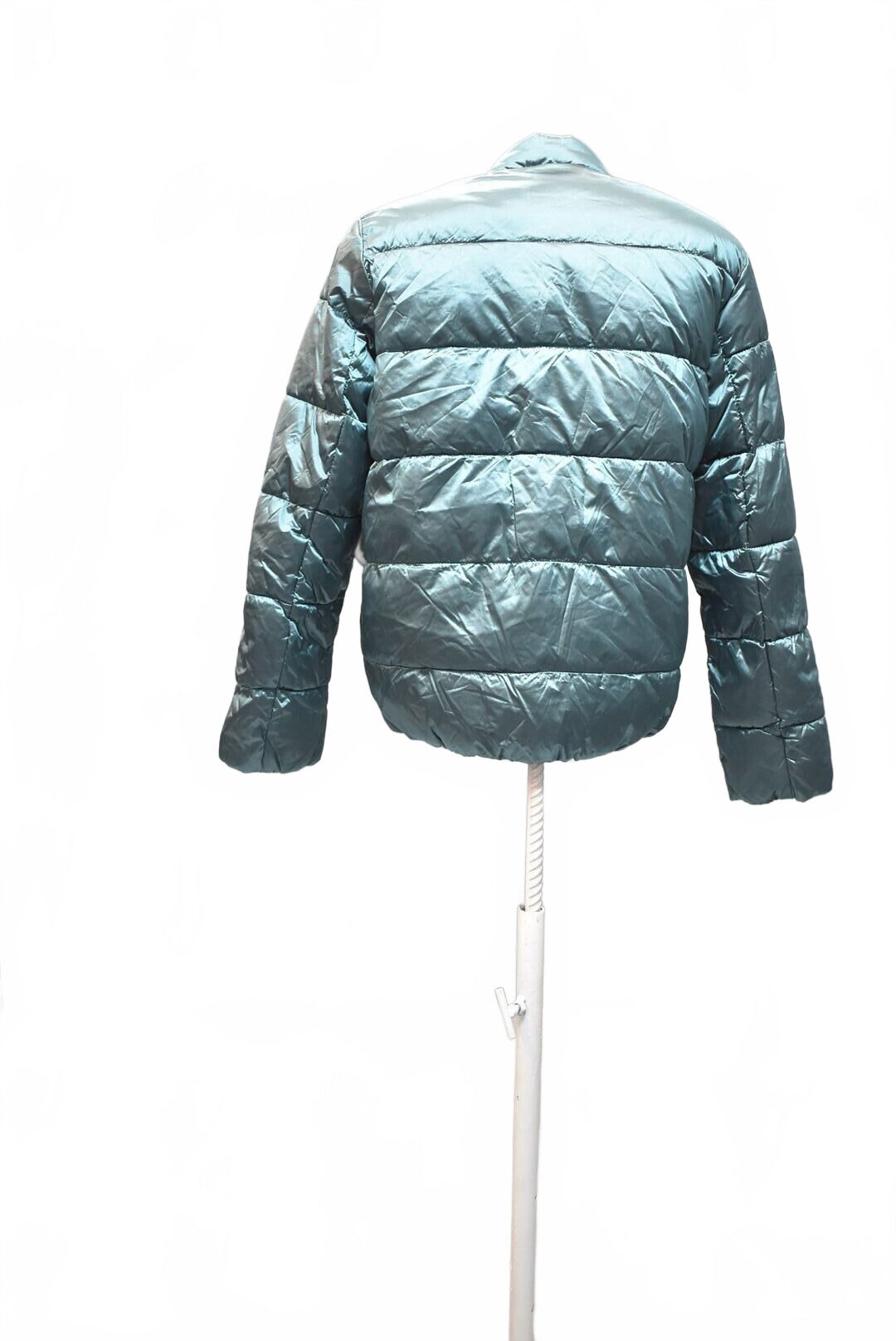 Dámska bunda Amisu, farba tyrkysová, veľkosť 36