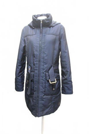 Dámská zimní bunda Tom Tailor, barva modrá, velikost XL