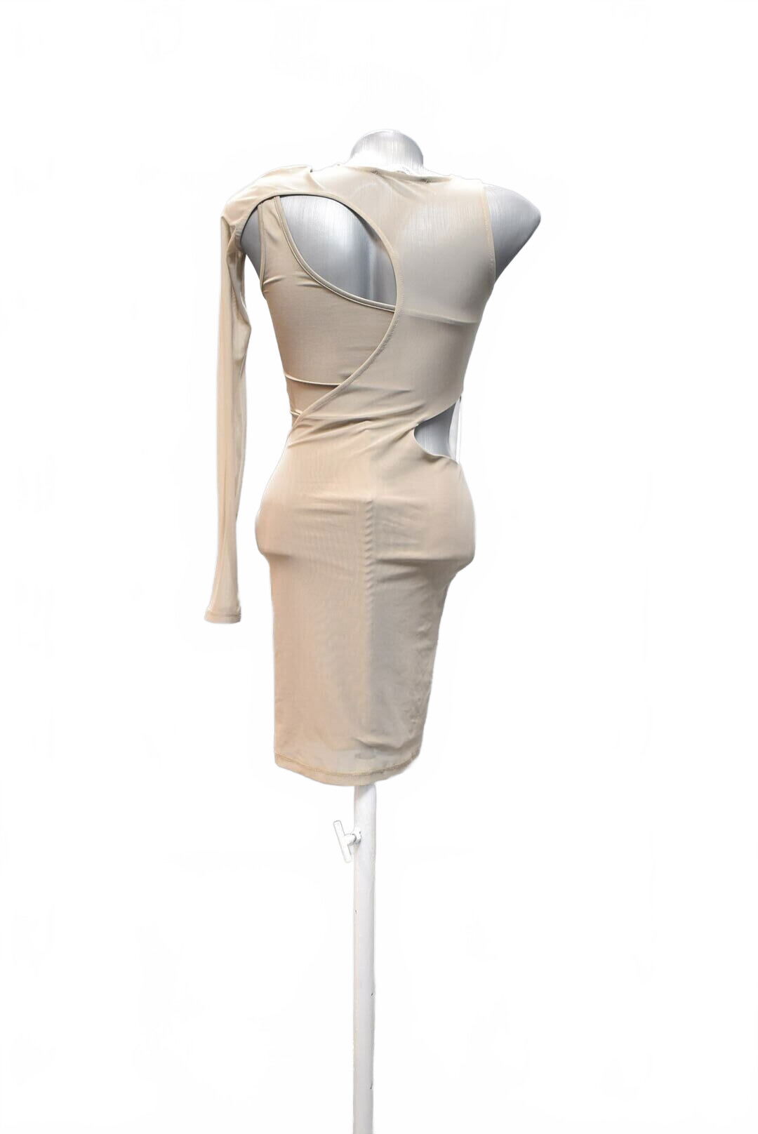 Dámske šaty Bershka, farba hnedá, veľkosť S