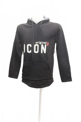 Pánská mikina Genesis s potiskem, barva černá, velikost S