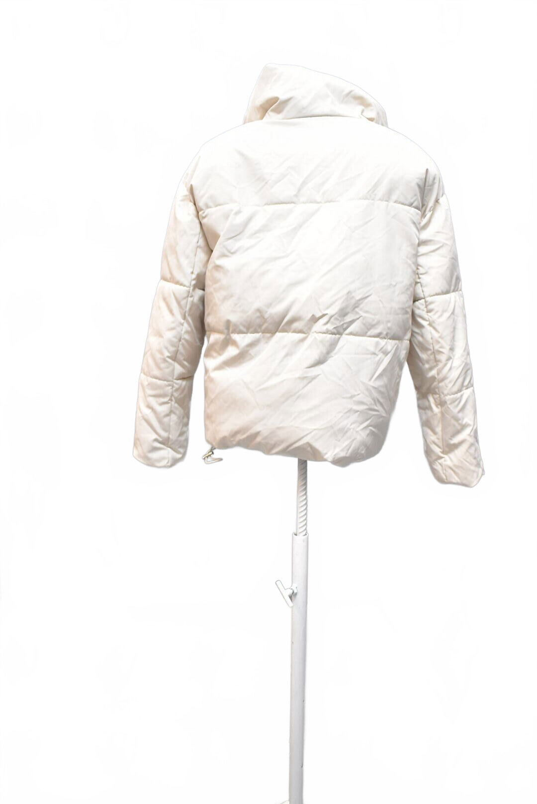 Dámska zimná bunda Amisu, farba béžová, veľkosť 34