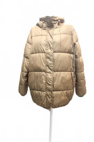 Dámska zimná bunda H&M, farba hnedá, veľkosť XS