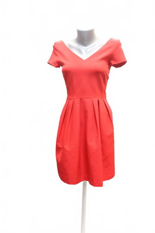 Dámske šaty Mango, farba červená, veľkosť XS