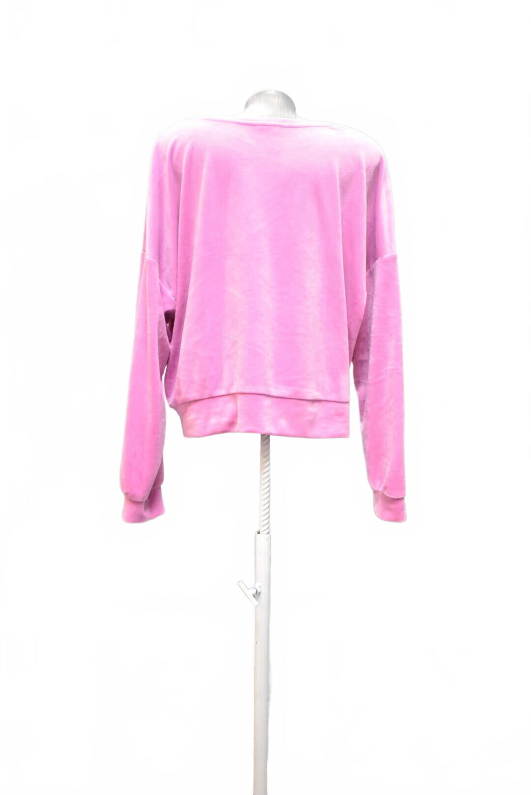 Dámská mikina Genesis bez potisku, barva růžová, velikost 2XL