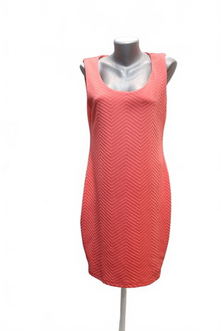 Dámske šaty Amisu, farba červená, veľkosť 42