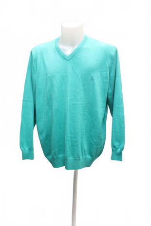 Pánský svetr Genesis, barva tyrkysová, velikost 2XL