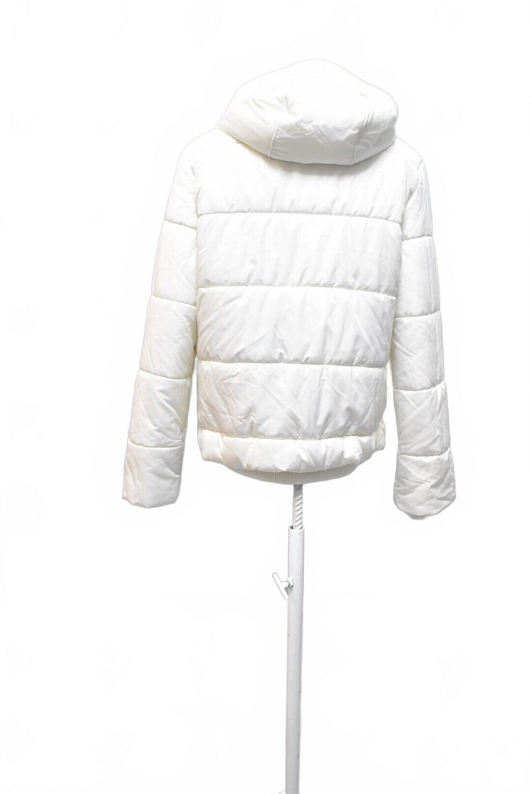 Dámska zimná bunda H&M, farba biela, veľkosť 44