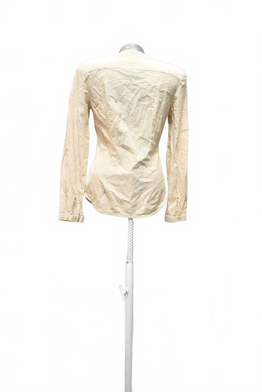 Dámske tričko Stradivarius bez potlače, farba béžová, veľkosť M