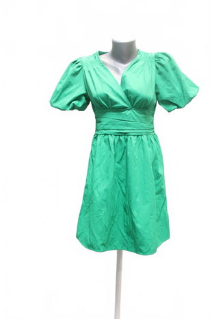 Dámske šaty Fisherfield, farba zelená, veľkosť XS