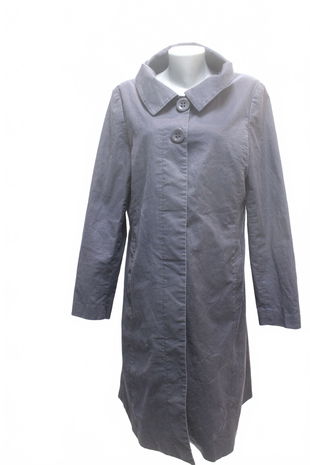 Dámsky kabát H&M, farba modrá, veľkosť 44